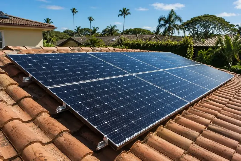 Installation de panneaux solaires à Mirambeau